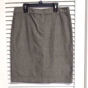 Theory Cotton / Wool blend Dressy Pencil Mini Skirt
